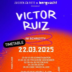 TmO b2b Rene van Bebber @Zwischenmiete & BergWacht w/ Victor Ruiz@ Schrotty 22.03.2025
