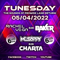 Tunesday Live - The sounds of Promise Land - Vega, Baker, Sappy & Charta