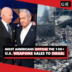 US sends Israel 100+ weapons shipments. Most Americans oppose it - but Biden ignores them.