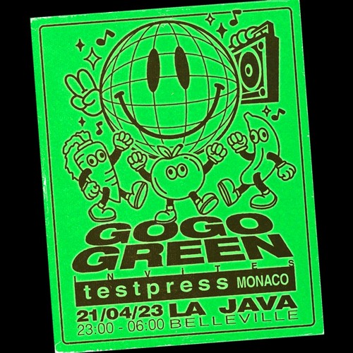 Pygments Records @La Java 21.04.23 // GOGO GREEN Invite T E S T P R E S S, Monaco & Pygments Records