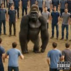 100 men vs 1 gorilla