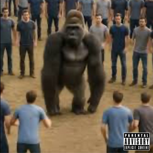 100 men vs 1 gorilla