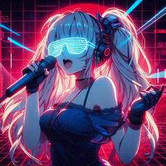 Synthwave music with vocals