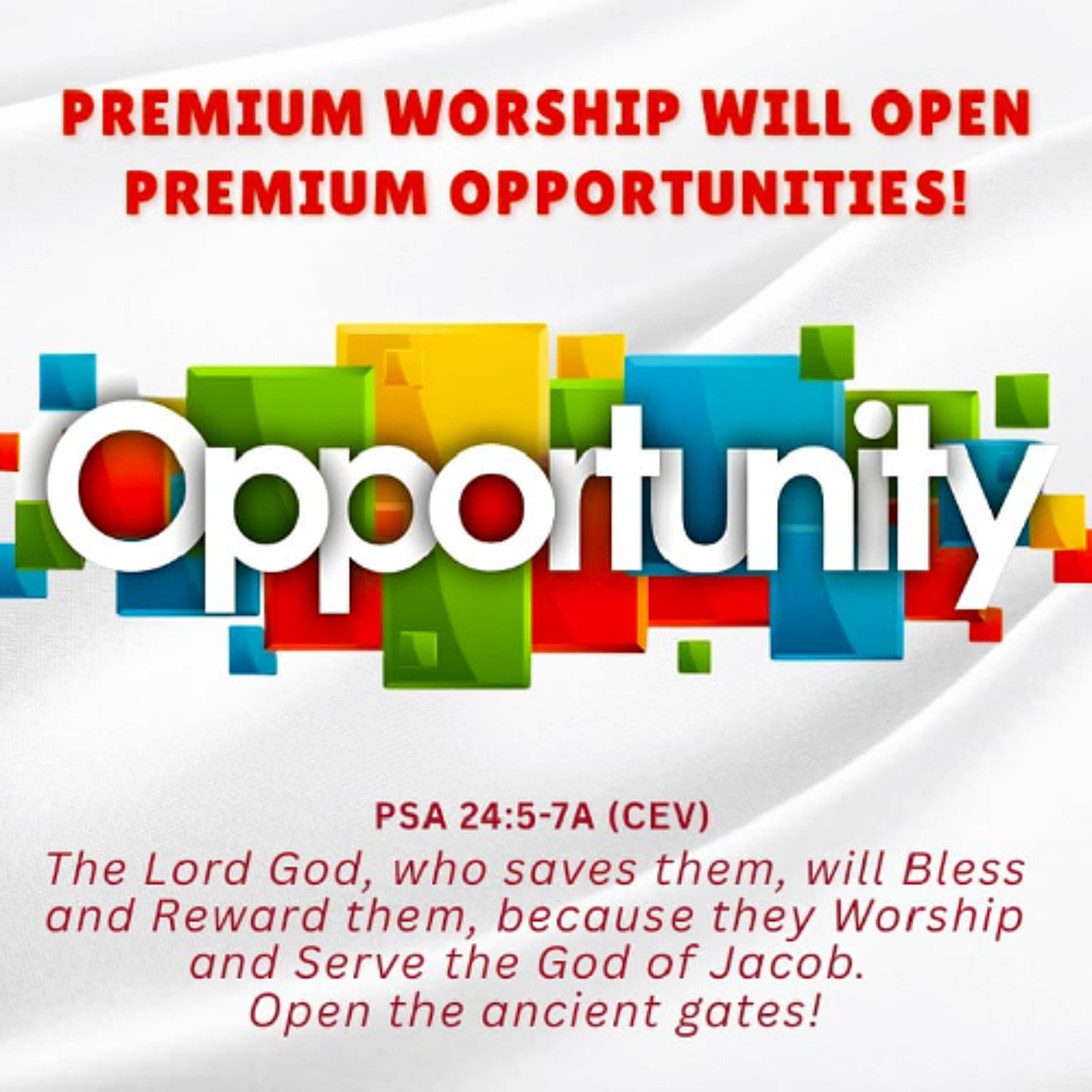 Premium Worship will open Premium Opportunities!/Pastor Femi Paul/Premium Worship & Prayers Service