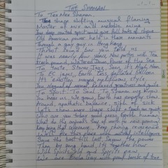 The Shaman (Poem and Notes)