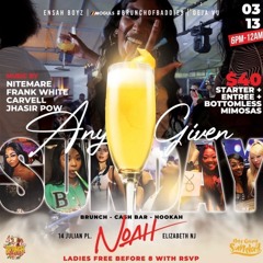 Any Given Sunday at Noah's Live Warmup 3/13/22