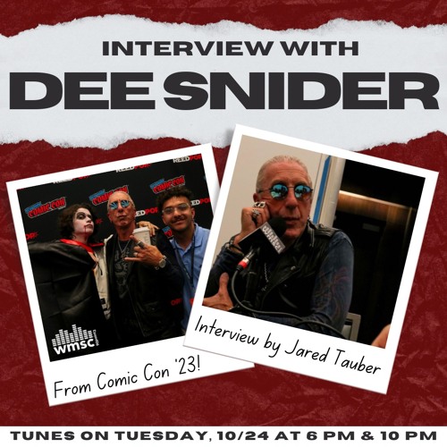 Interview with Dee Snider - NYCC 2023 | 90.3 WMSC-FM