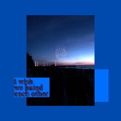 i wish we hated each other