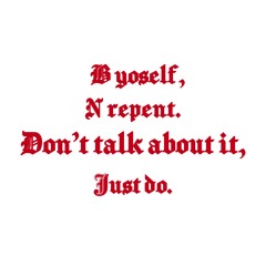 Don’t talk about it.