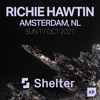 Richie Hawtin - Shelter - Amsterdam, Netherlands 17.10.2021 DJ mix artwork - Electronic music tracklist cover image