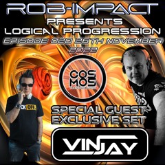 DJ VINJAY EXCLUSIVE SET LOGICAL PROGRESSION 020 26TH NOVEMBER 2022 COSMOSRADIO.DE