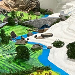 Parcours sensoriel (un paysage de montagne à l'épreuve du temps - concours ENSP Versailles)