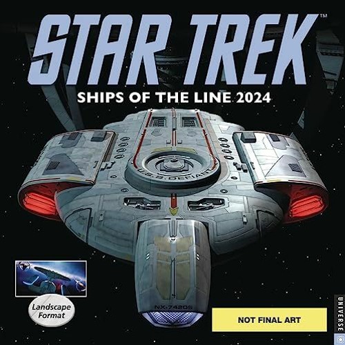 Stream )+ Star Trek, Ships of the Line 2024 Wall Calendar )Ebook+ by