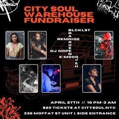 city soul fundraiser 4.27.24 - deep, classic, jackin' house