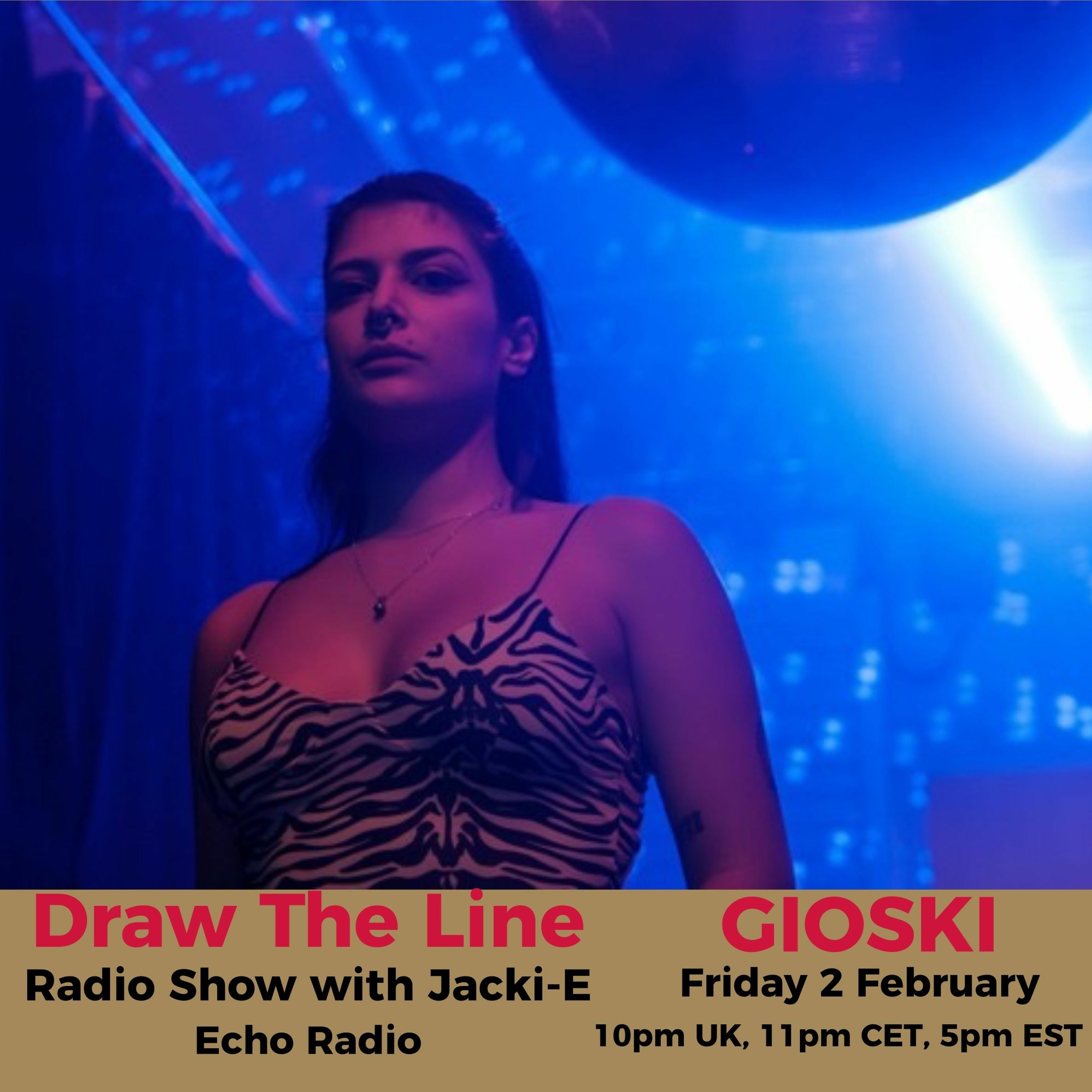Jacki-E and Draw The Line Radio Show
