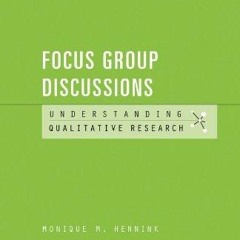 Download Book [PDF] Focus Group Discussions (Understanding Qualitative Research)