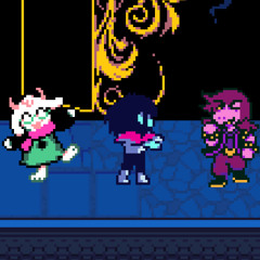mom befriender (deltarune sans thing)