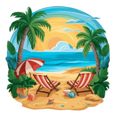Sur la plage