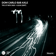 Dom Carlo B2B Axle - 27 November 2025
