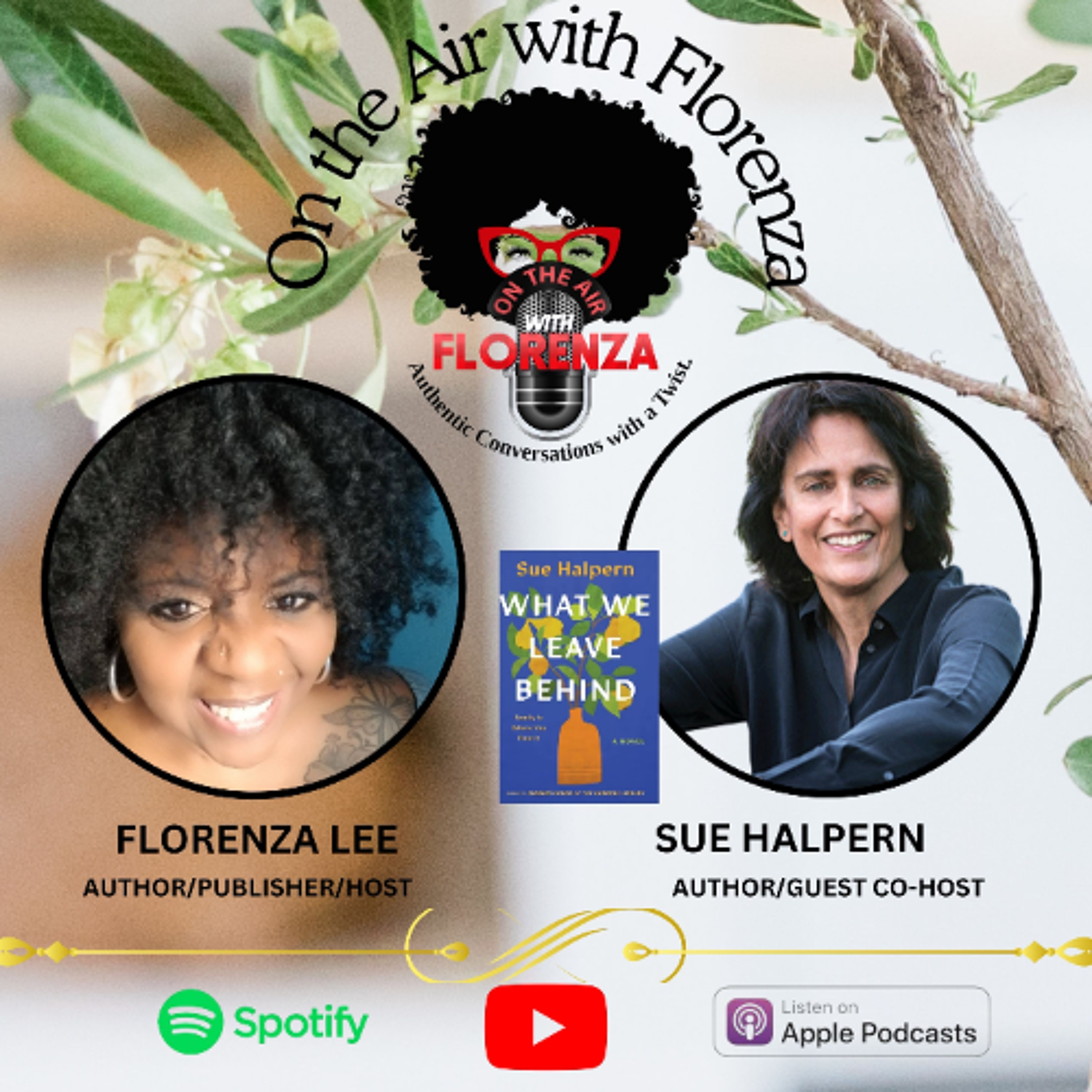 cover of episode Sue Halpern  Co-hosts On the Air with Florenza