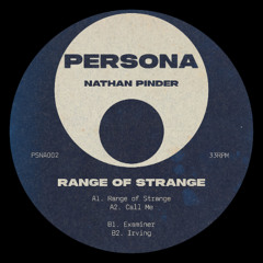 Nathan Pinder - Range of Strange / PSNA002