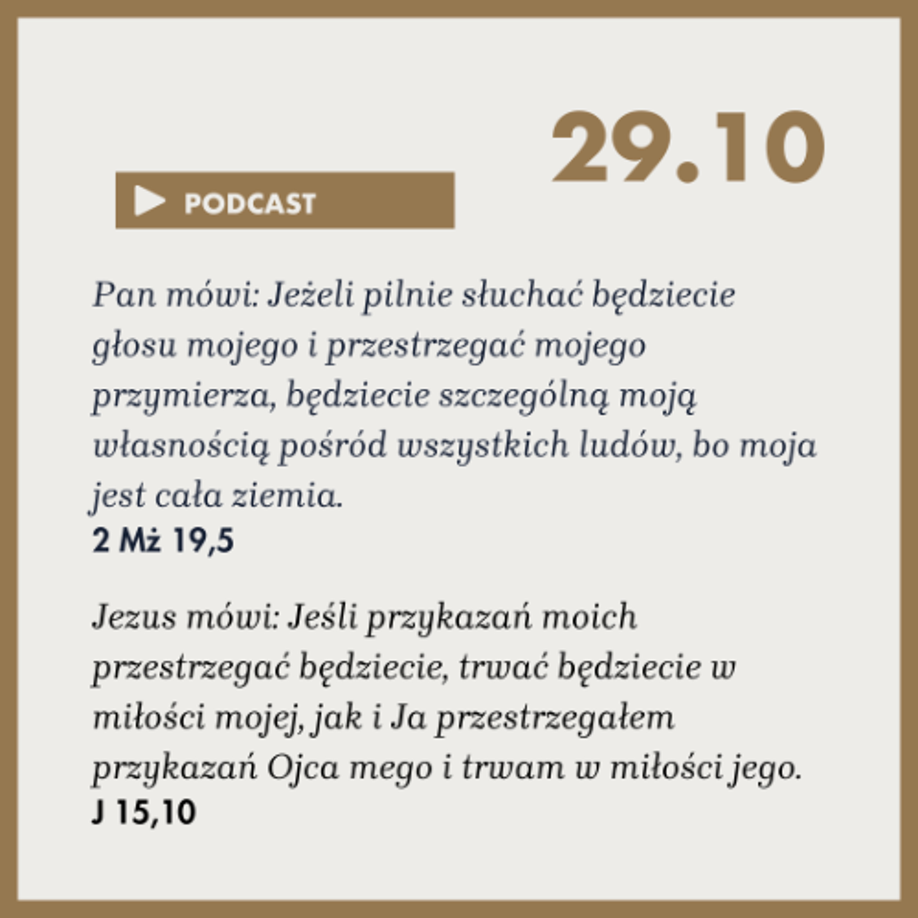 Poranek ze Słowem na 29 października 2025 episode artwork