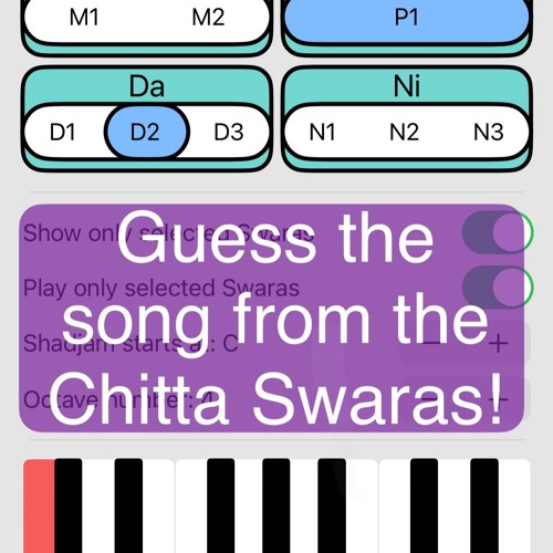 Carnatic Keys App - Guess the Song Challenge #1
