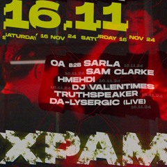 XPAM XI - DJ VALENTIMES | November 16 / 2024