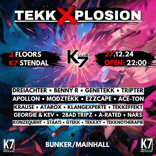 K7 SETCUT | Tekk X Plosion 27.12.24