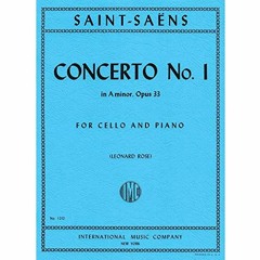 [Free] EBOOK ☑️ Concerto no. 1 in A Minor, op. 33, cello and piano (Rose); Camille Sa