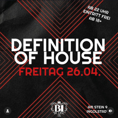 Live - Mitschnitt) Julien Kempter@B1(DEFINITION OF HOUSE) 2024 - 04 - 26