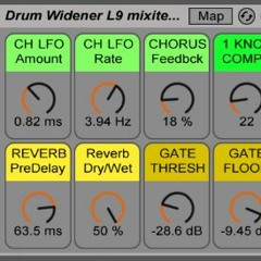 Drum Widener FX Rack Example