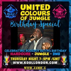 United Colours Of Jungle Show - Rudeboy Keith's Birthday Special ft JAMIE G - 03-06-21