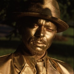 Miervaldis Polis (1948) Bronzas cilvēka tēlā. 20. gadsimta 80.– 90. gadu mija.