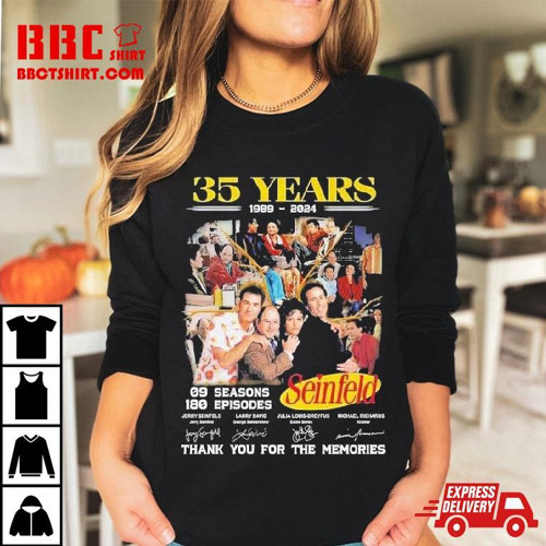 Stream 35 Years 1989 – 2024 Seinfeld 09 Seasons 180 Episodes Thank You