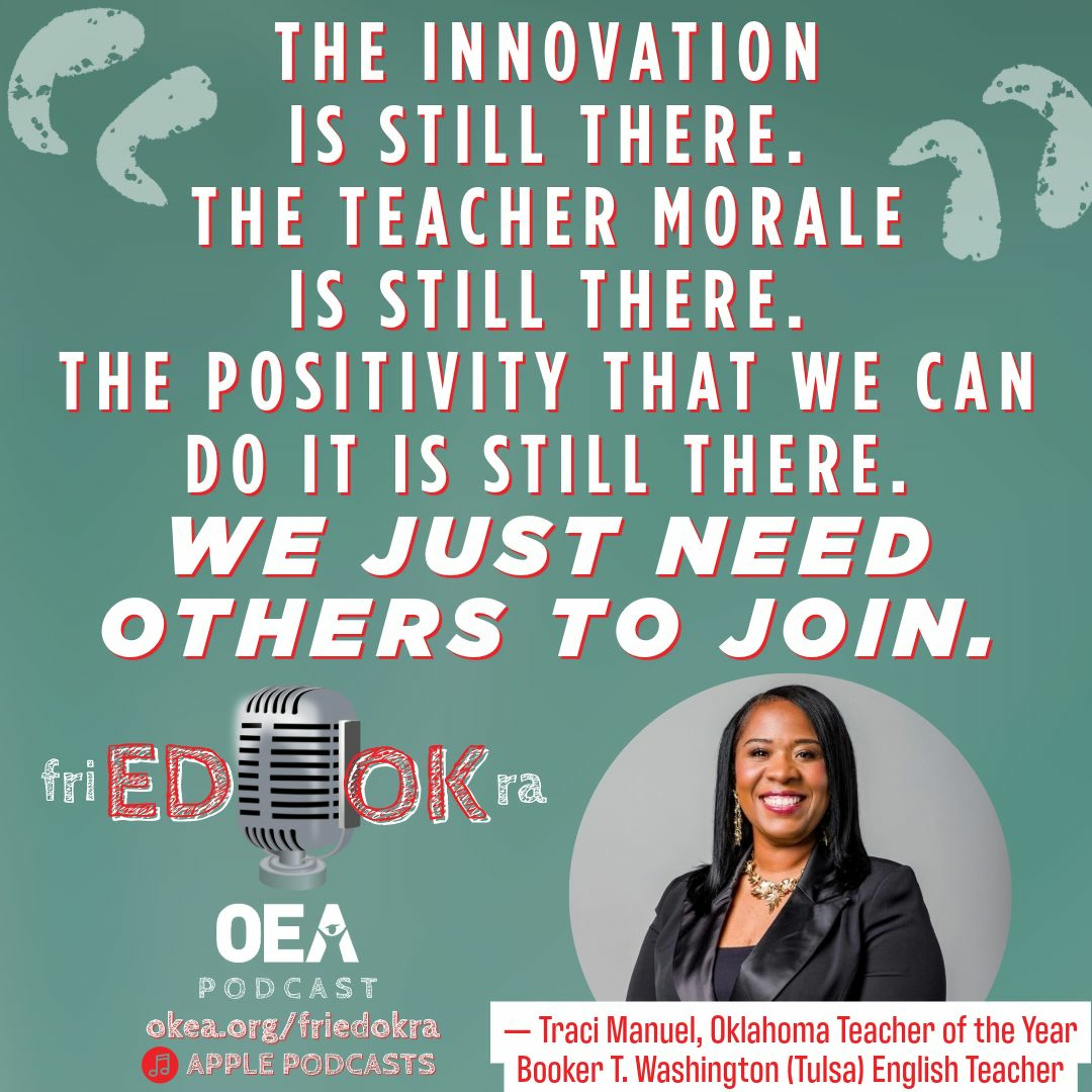 Episode 159 -- Traci Manuel, OK Teacher of the Year episode artwork