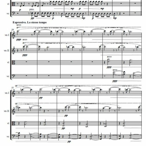 Pawel Strzelecki: 2. Moderately [String Quartet No. 6 (2020)].