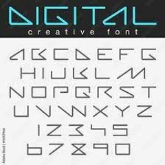 futuristic font