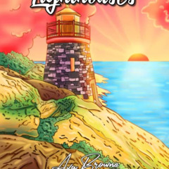 [FREE] KINDLE 📒 Lighthouses Coloring Book: An Adult Coloring Book Featuring Calming