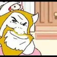 Asgore runs over Dess with Lyrics (ft. Bub8les)