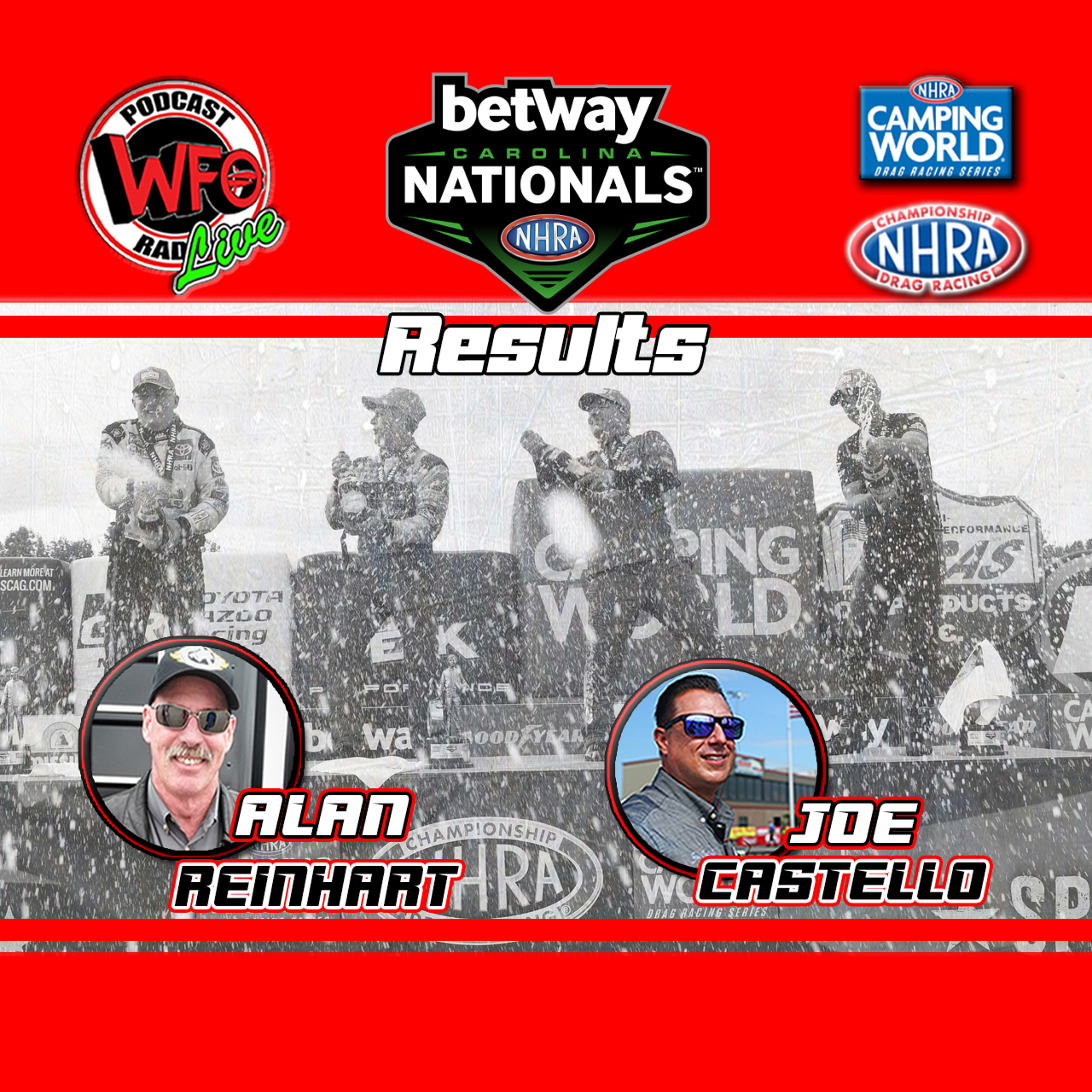 NHRA Results - Betway NHRA Carolina Nationals recap with Rob Flynn, Alan Reinhart and Joe Castello