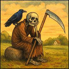 DER GESCHAFFTE GEVATTER oder DER MÜDE SCHNITTER WILL IN RENTE