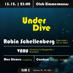 Max Blumen @ 4 Jahre UnderDive | Club Zimmermanns 15.12.2023 (Closing)