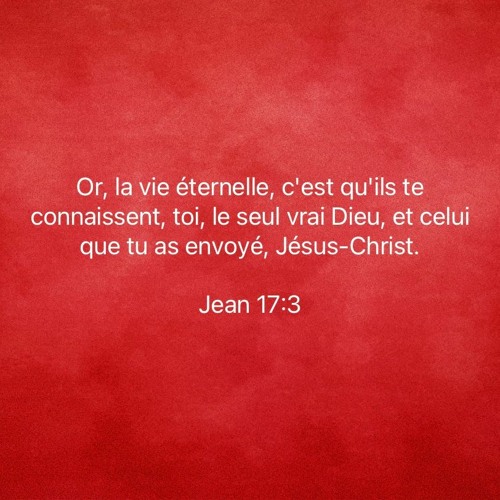 Je Veux Te Connaître
