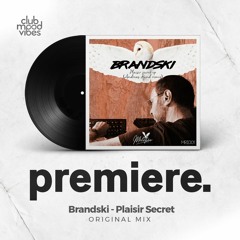 PREMIERE: Brandski - Plaisir Secret (Original Mix) [Mélopée Records]