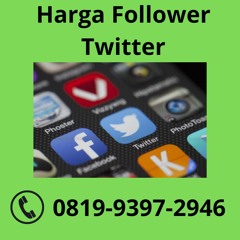 PROFESIONAL, 0819.9397.2946 Harga Follower Twitter