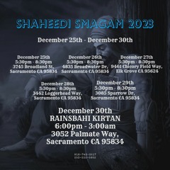 Bhai Jup Singh (CA) - December Sacramento Shaheedi Samagam Day 5 2023