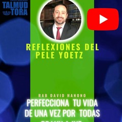 RAB DAVID HANONO- CURSO PELE YOETZ- 301- SILENCIO Y ALEGRIA