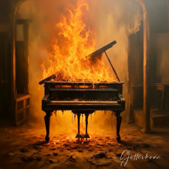 Klavier im Feuer