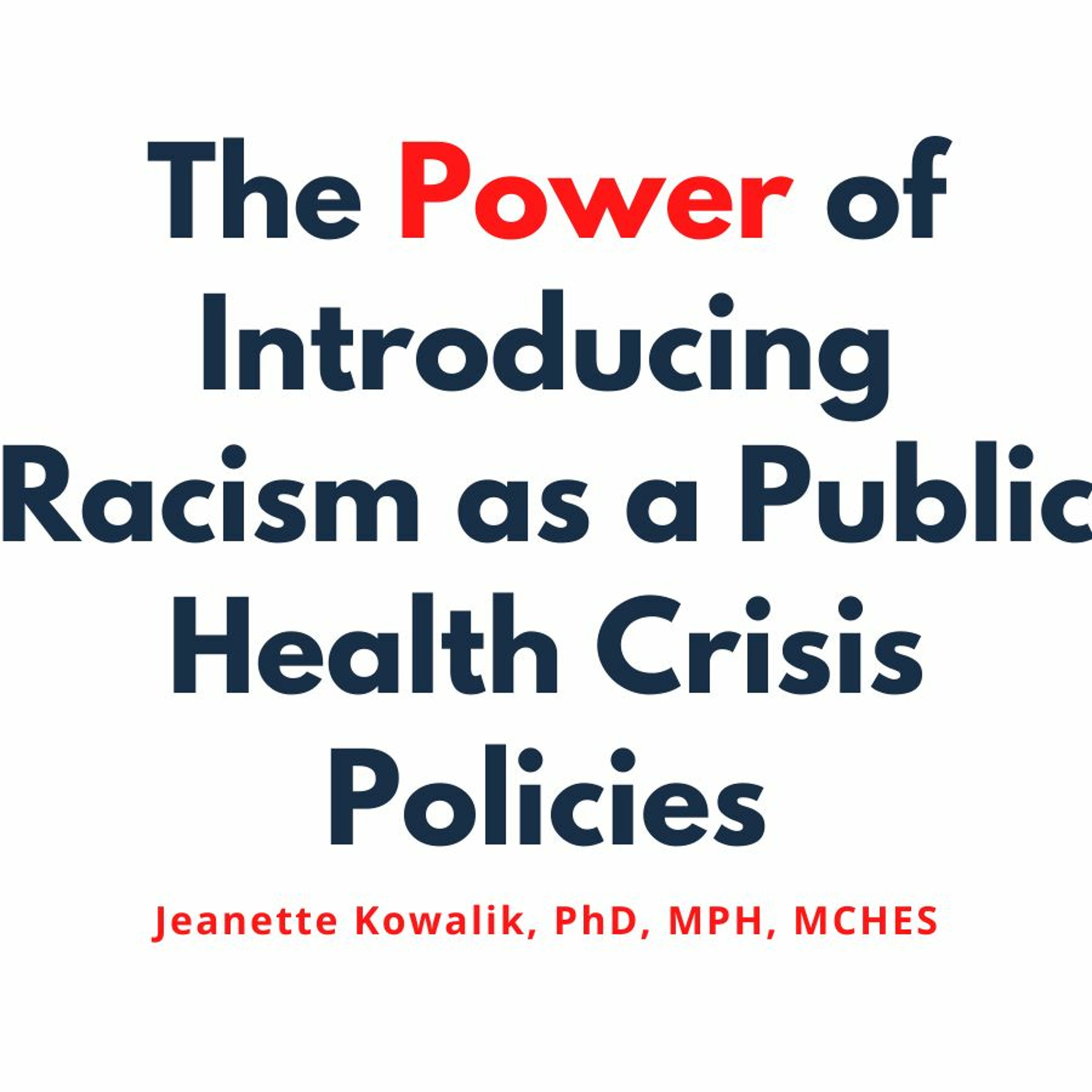 Public Health Perspectives